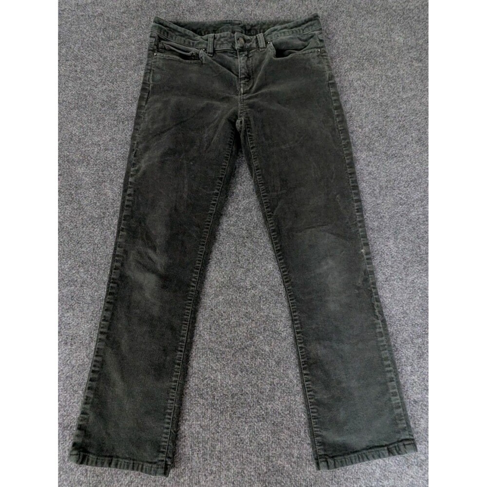 Patagonia Womens Corduroy Pants Size 30 Straight Leg Organic Cotton Casual Green